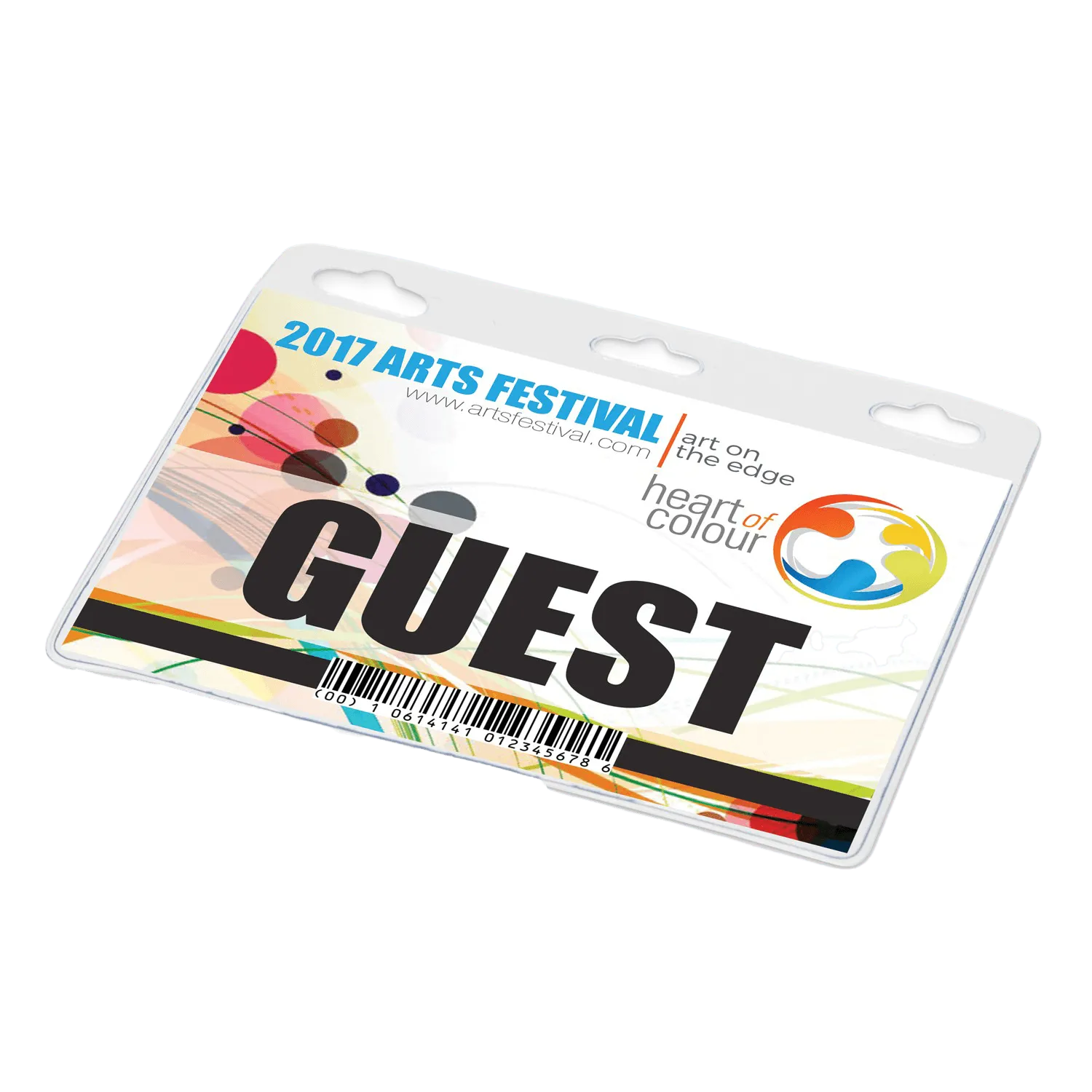 Clear Vinyl ID Holder Model image