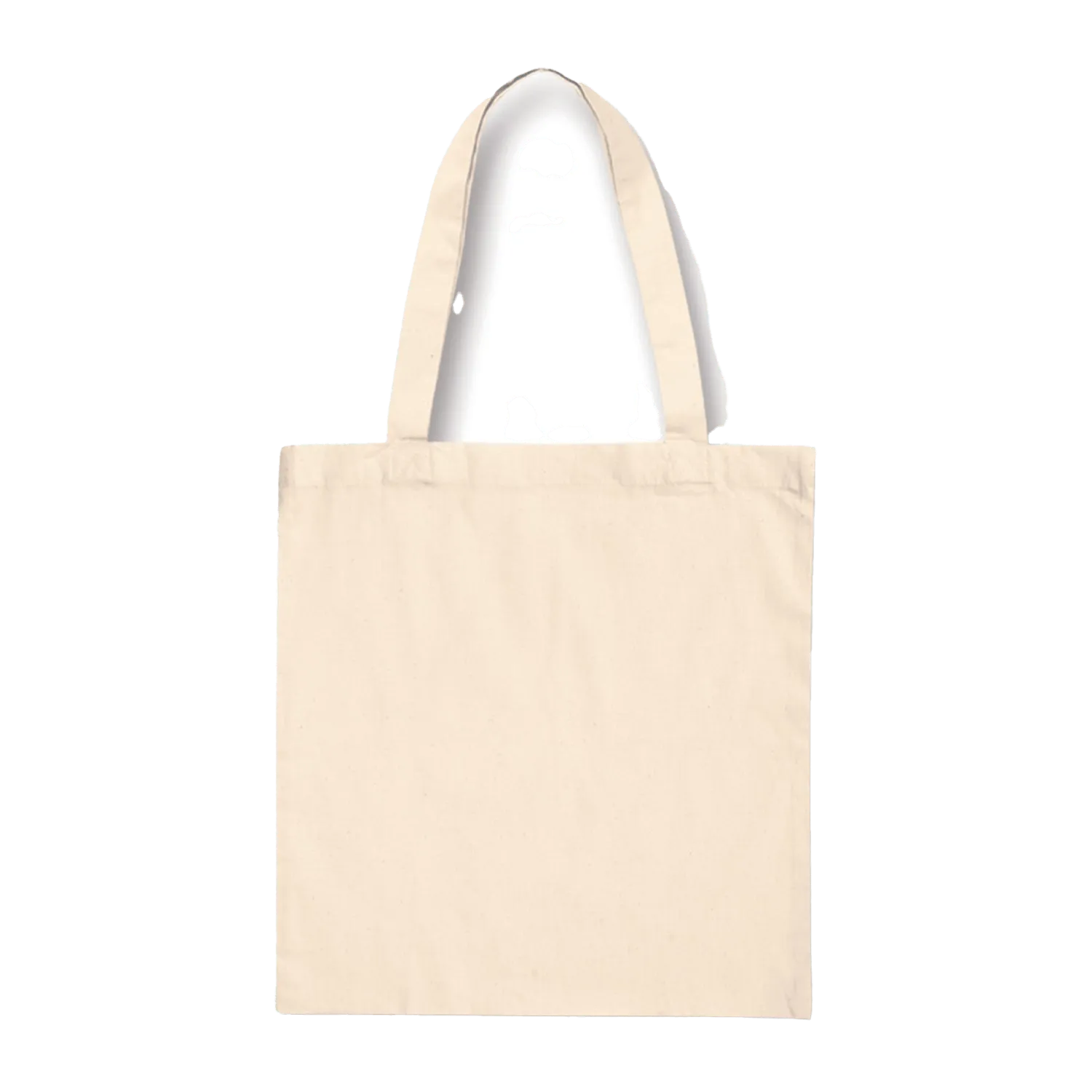 Plain Sonnet Cotton Tote Bag Model image