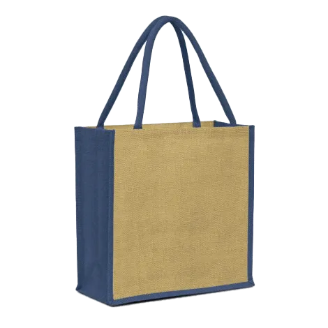 Monza Jute Tote Bag Model image