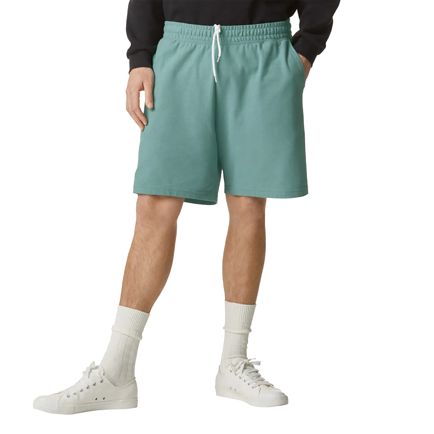 Pique Unisex Gym Shorts Model image