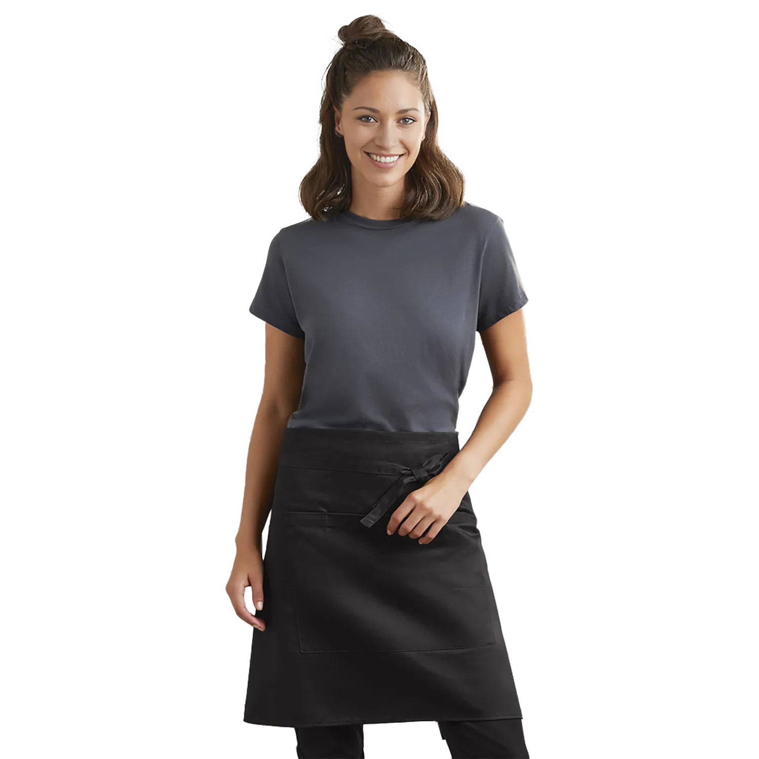Short Waisted Apron Model image