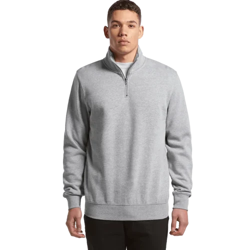 Mens Stencil Half Zip Model image