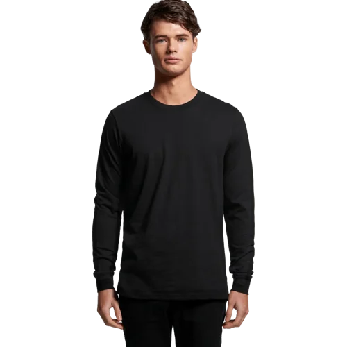 Mens Base Organic Long Sleeve T-Shirt Model image