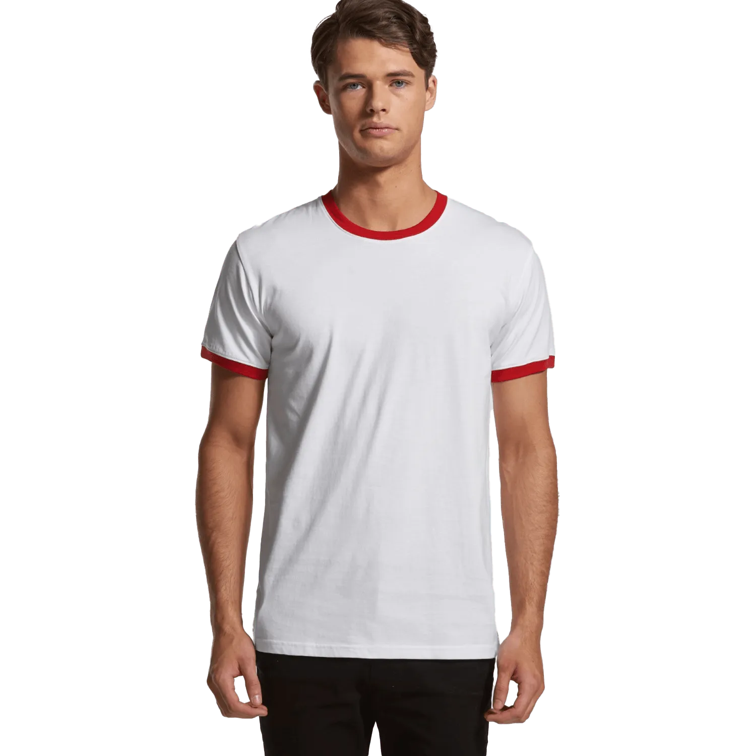 Mens Staple Ringer T-Shirt Model image