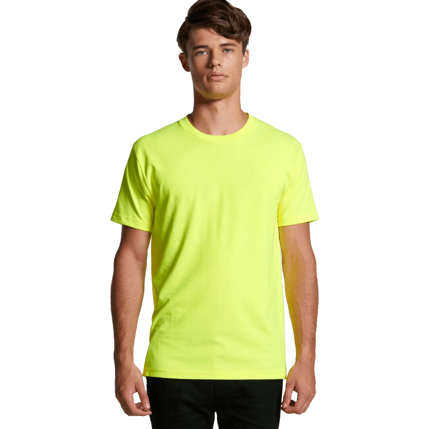 Mens Block T-Shirt Safety Colours Model image