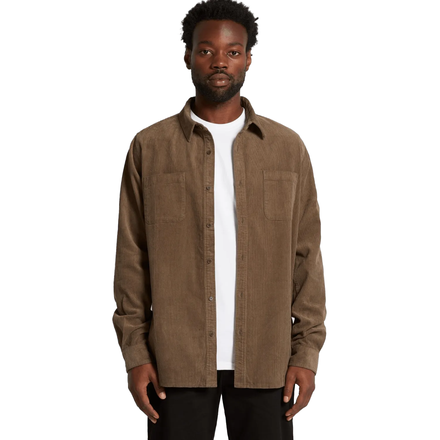 Mens Corduroy Shirt Model image