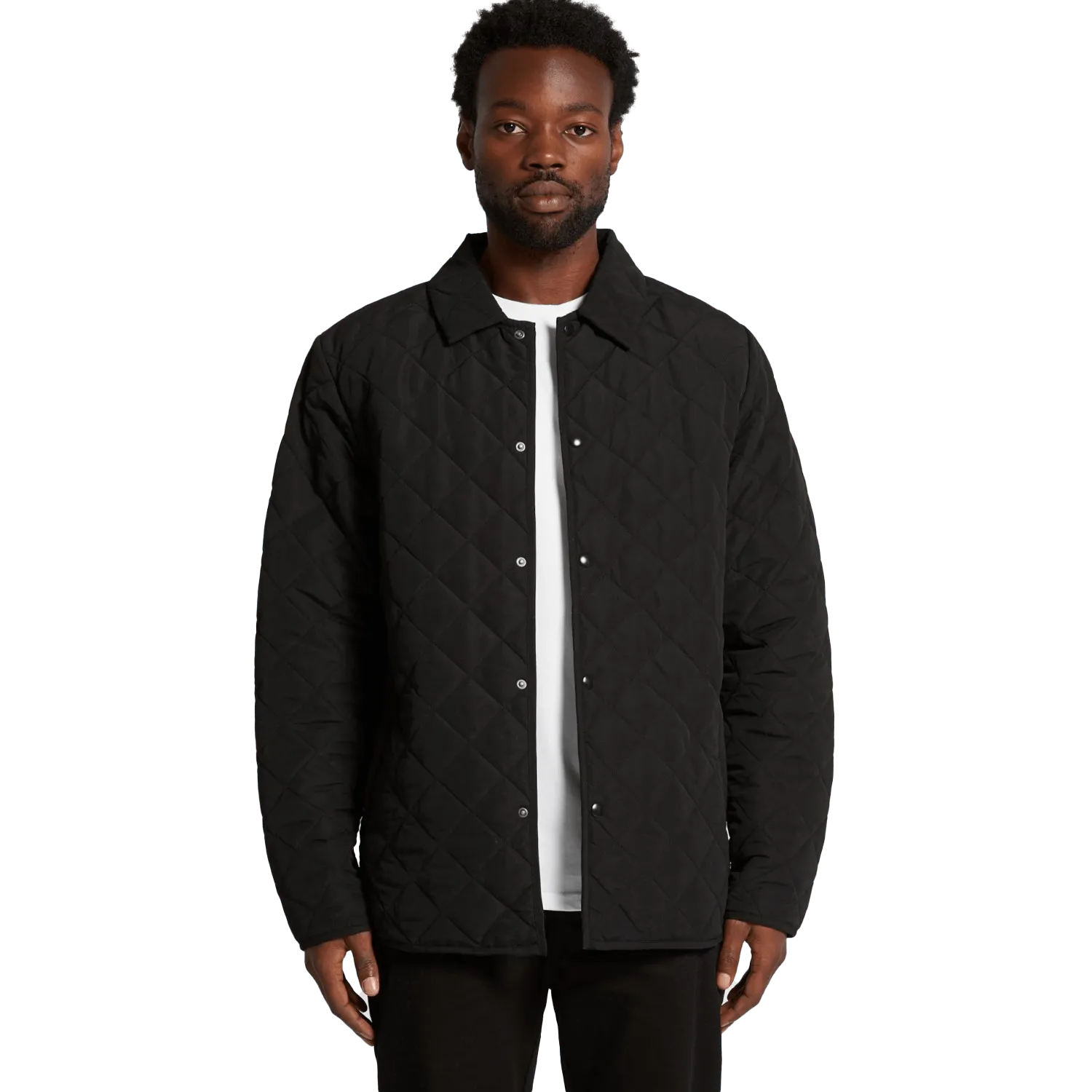 Mens Quilted Jacket Model image