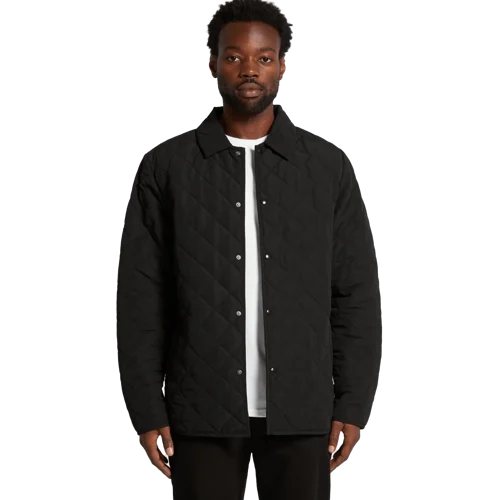 Mens Quilted Jacket Model image