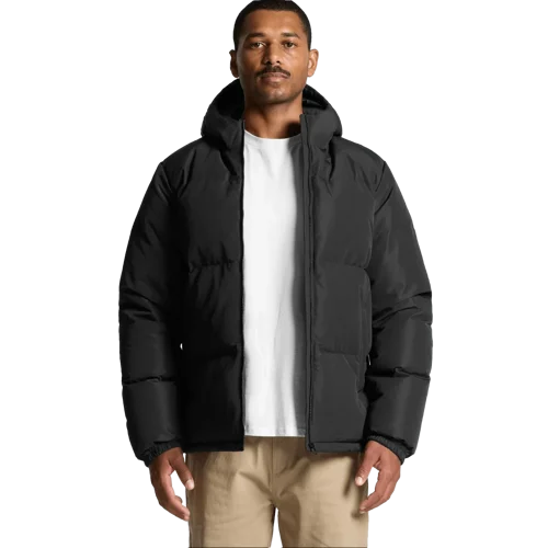 Mens Hooded Puffer Jacket Model image