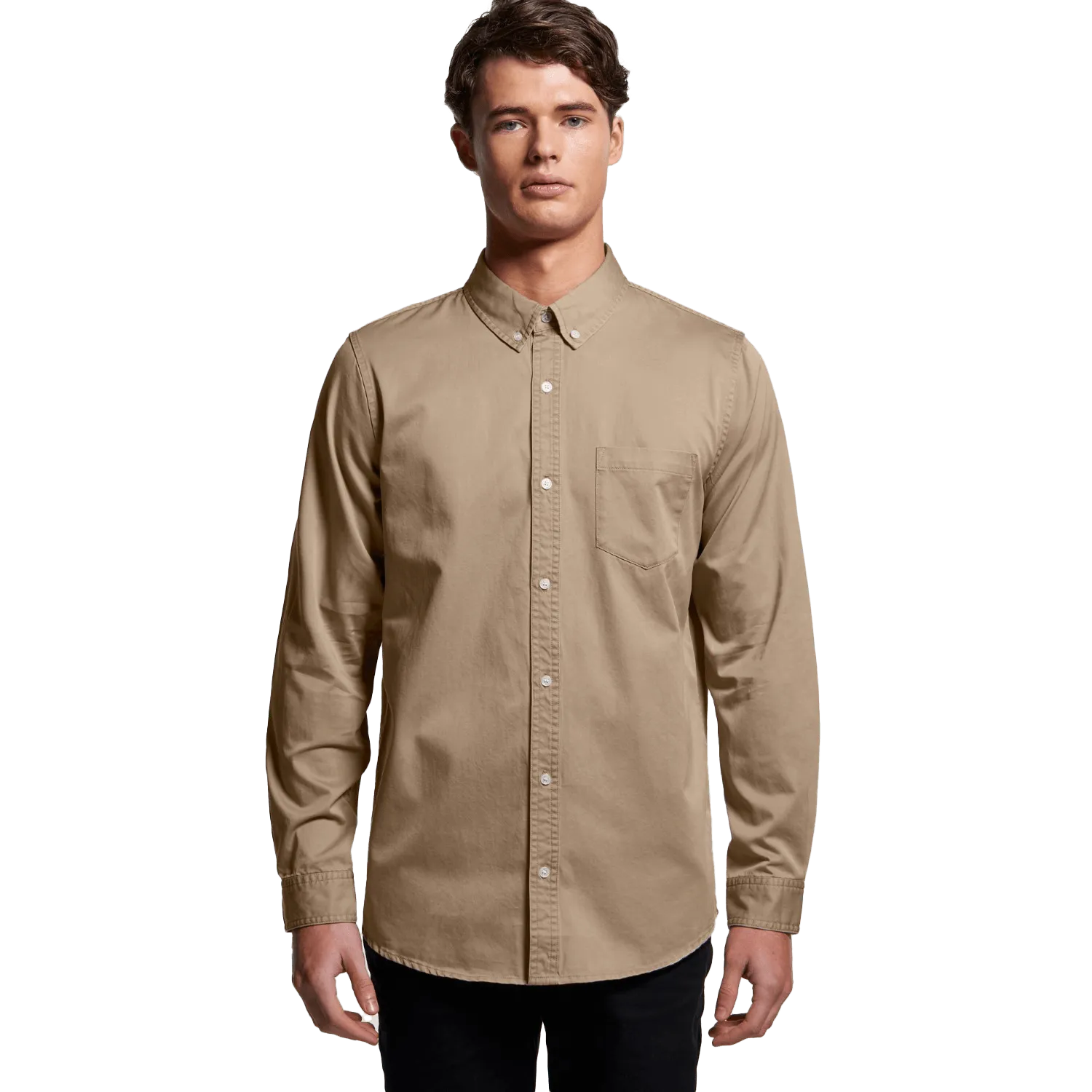 Mens Denim Wash Shirt Model image