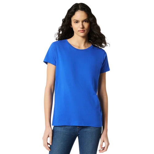 Women Heavy Cotton T-Shirt Model image