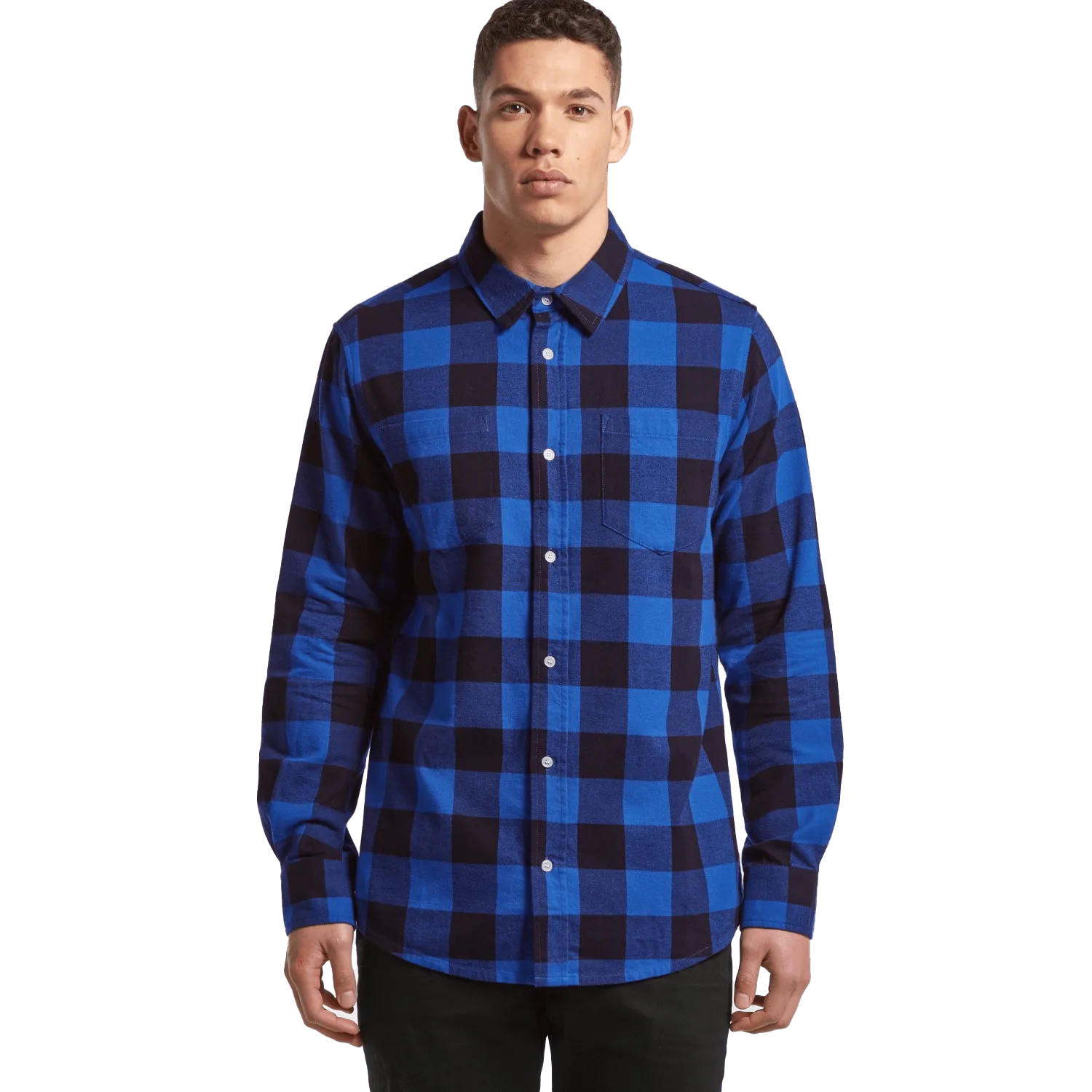 Mens Check Shirt Model image
