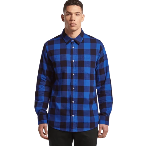 Mens Check Shirt Model image
