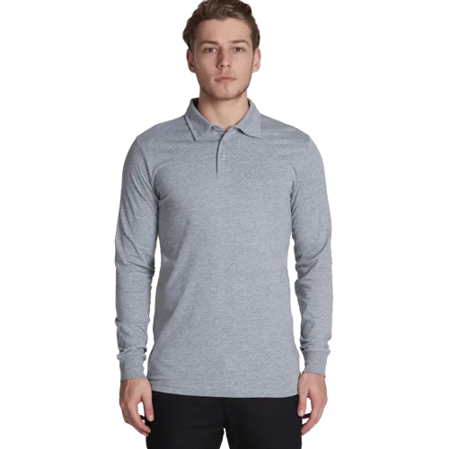 Mens Chad Long Sleeve Polo Model image