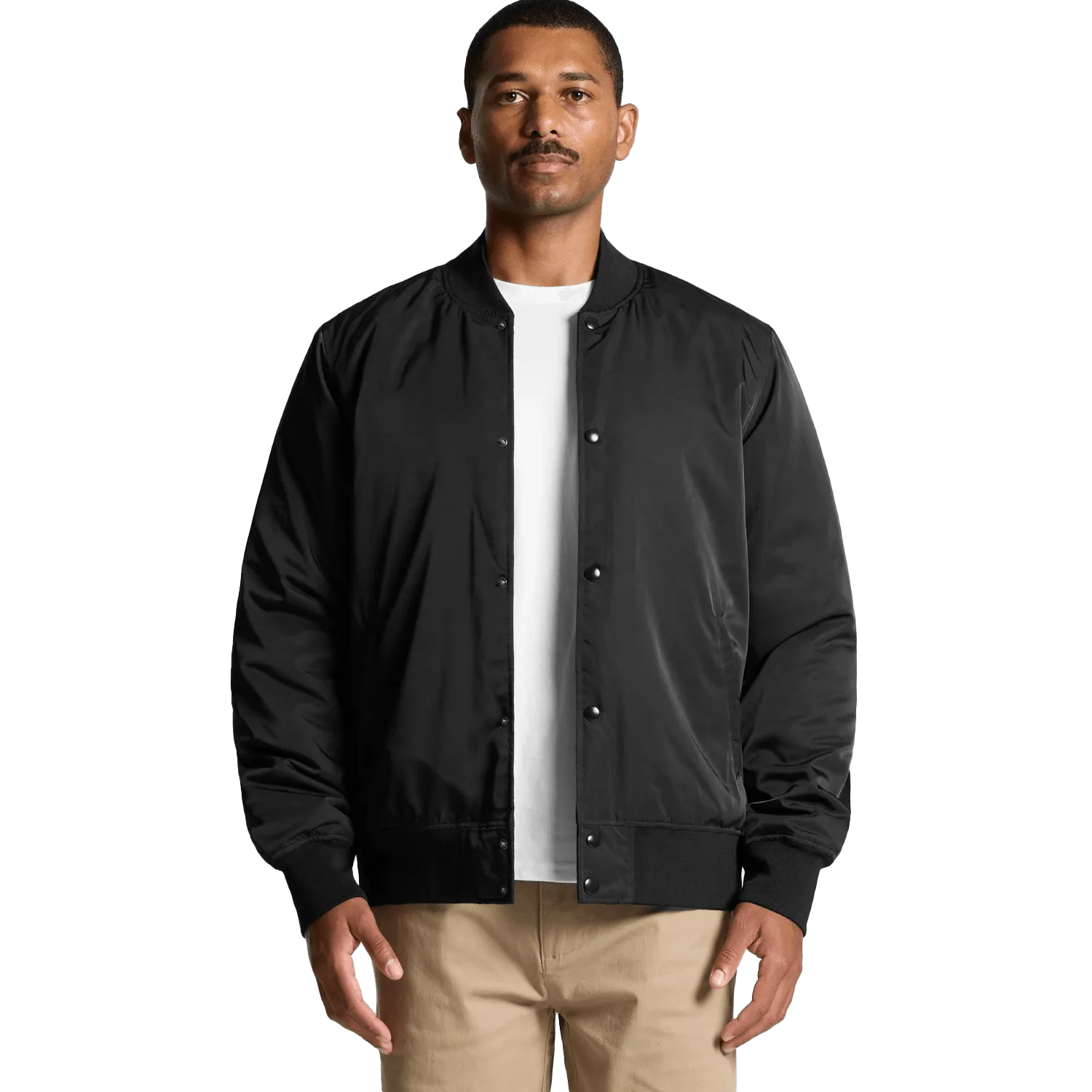 Mens College Bomber Jacket Model image