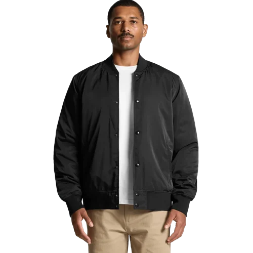 Mens College Bomber Jacket Model image