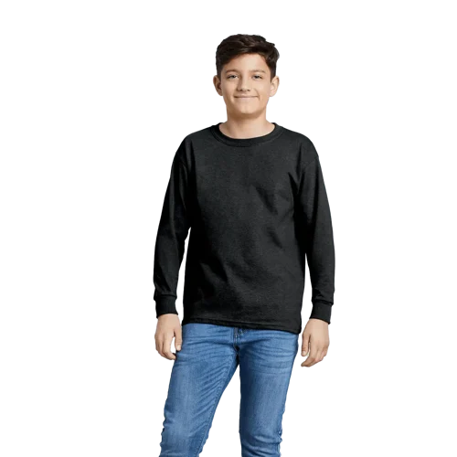Ultra Cotton Youth Long Sleeve T-Shirt Model image
