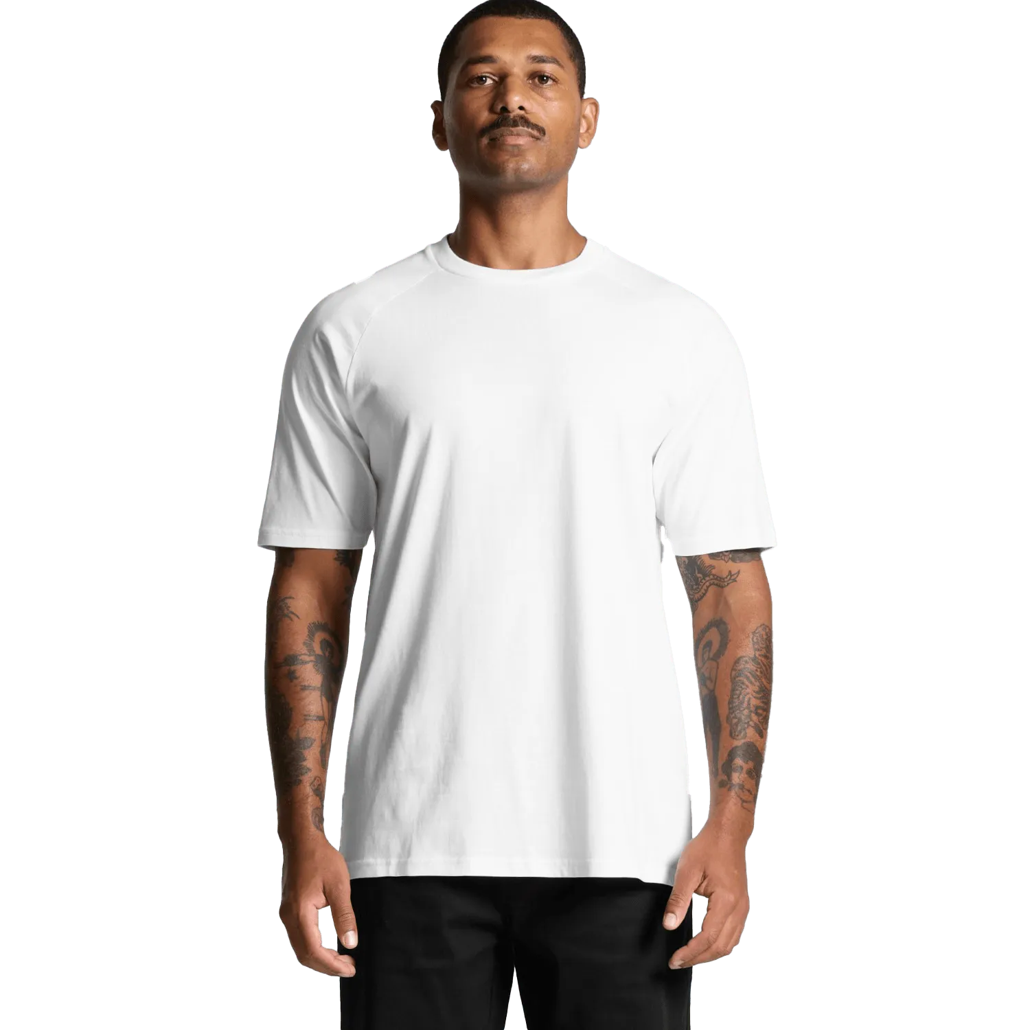 Mens Staple Raglan T-Shirt Model image