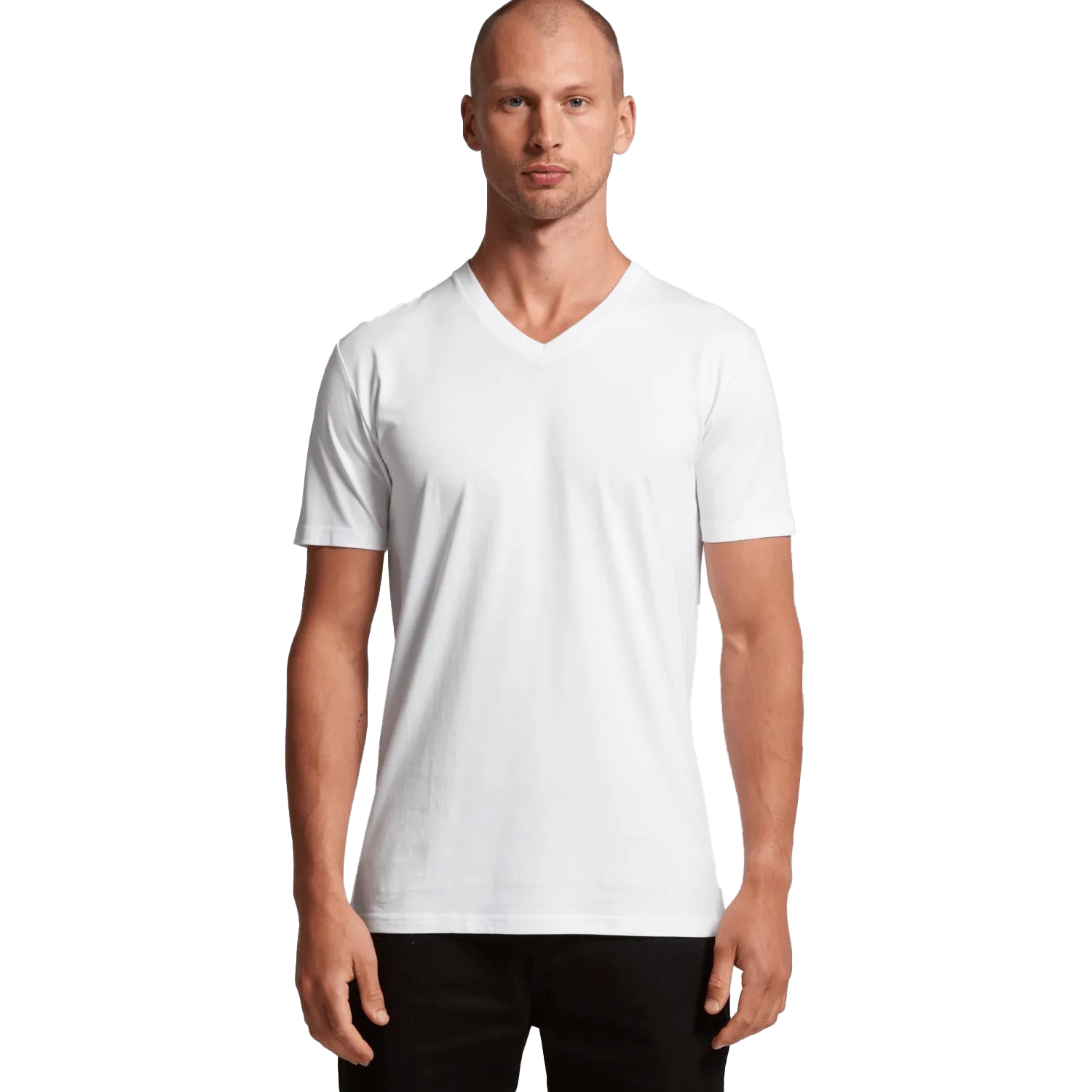 Mens Staple V-Neck Model image