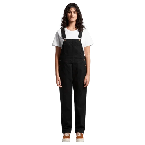 Womens Canvas Overalls Model image