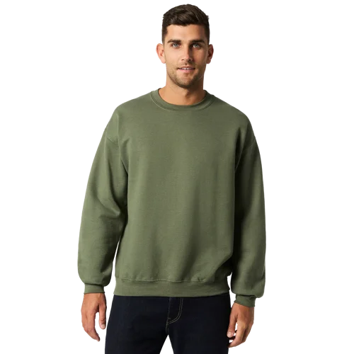 Heavyblend Adult Crewneck Sweatshirt Model image