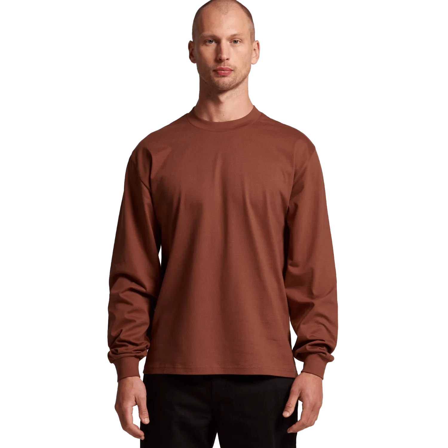 Mens Heavy Long sleeve T-Shirt Model image