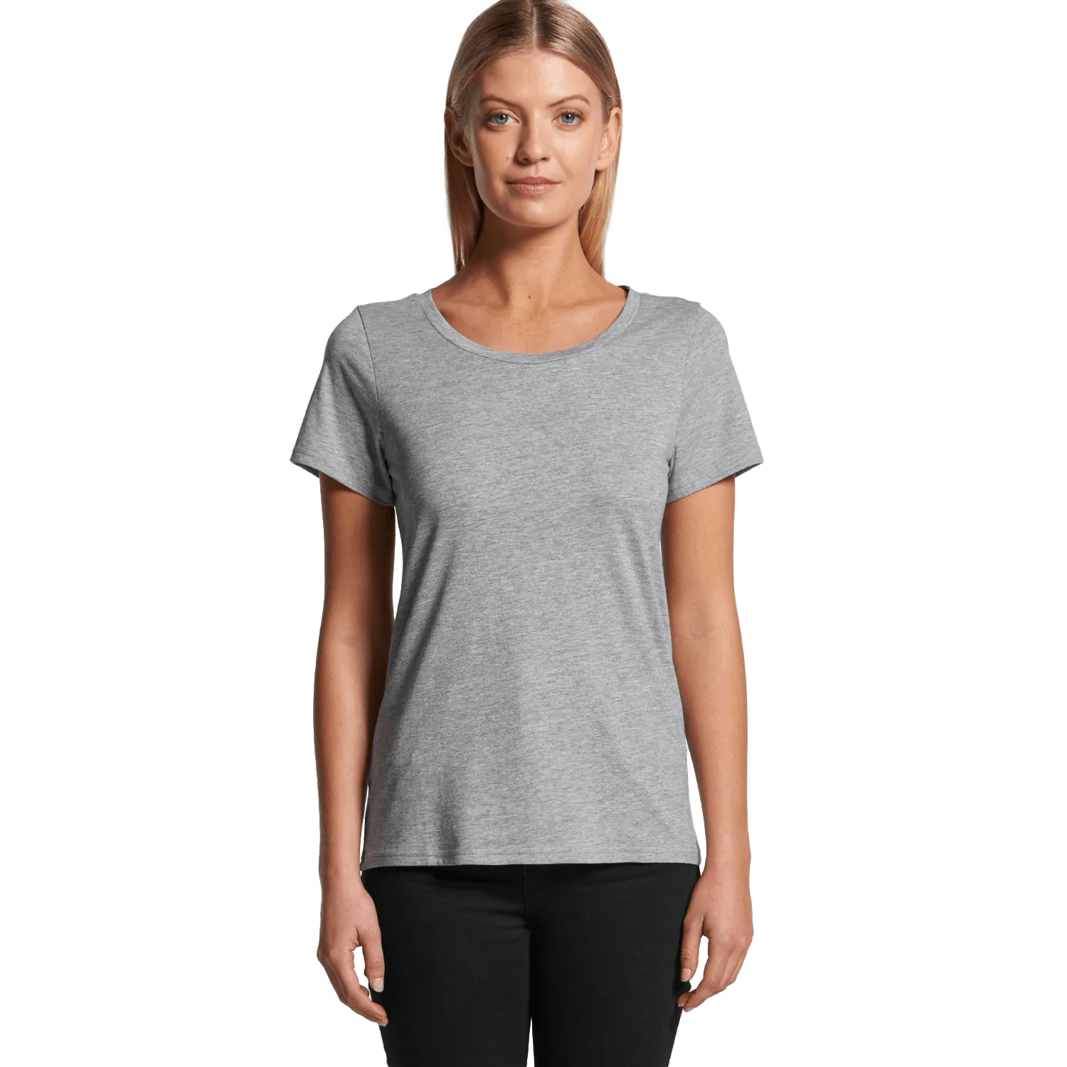 Womens Shallow Scoop T-Shirt Model image