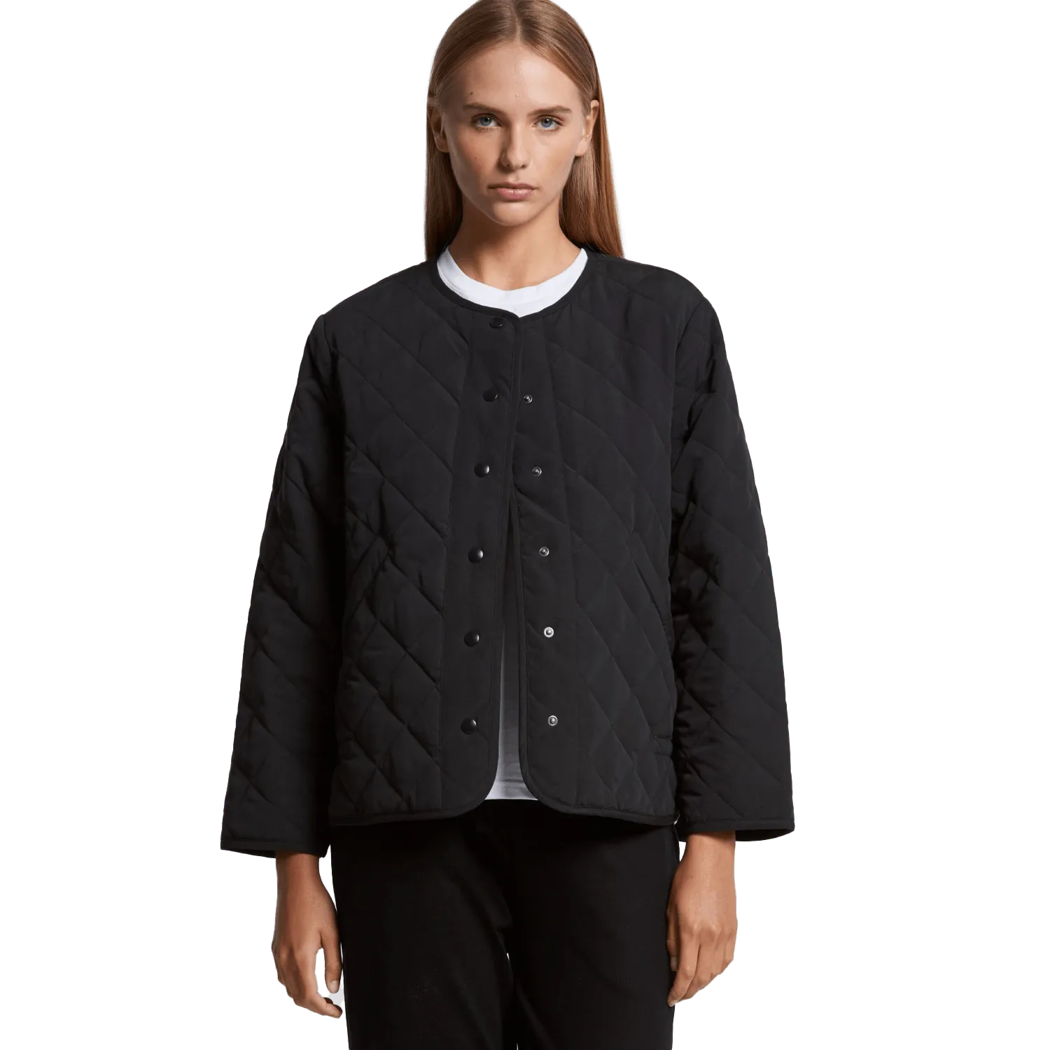 Womens Quilted Jacket Model image