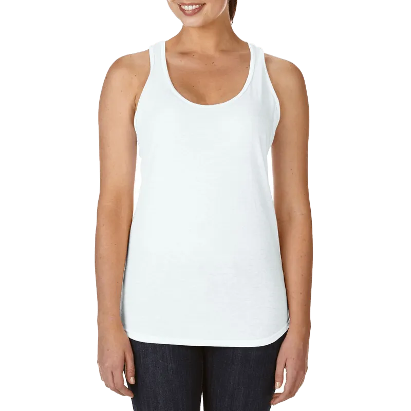 Womens Tri-Blend Racerback Model image