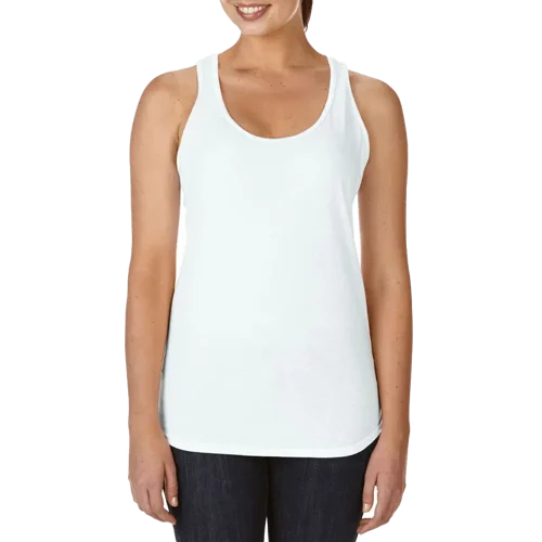 Womens Tri-Blend Racerback Model image