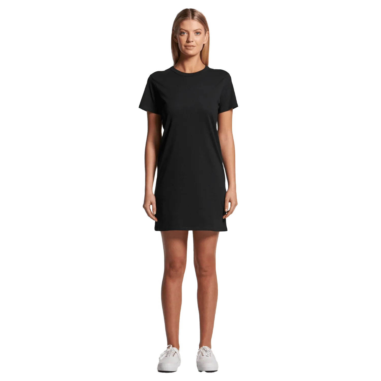 Womens Mika Organic Short Sleeve Dress Model image