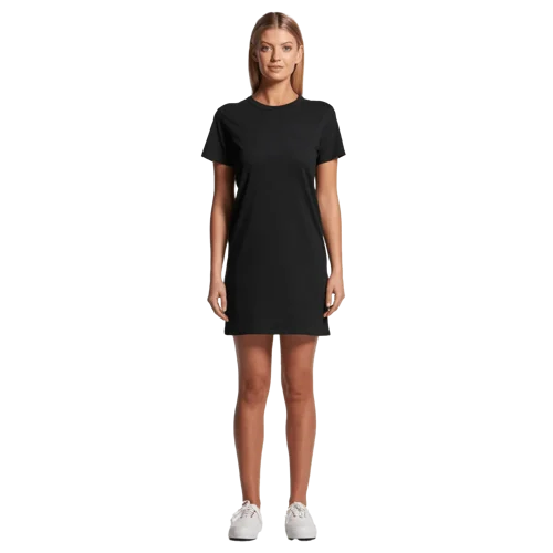 Womens Mika Organic Short Sleeve Dress Model image