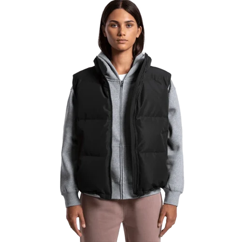 Womens Puffer Vest Model image