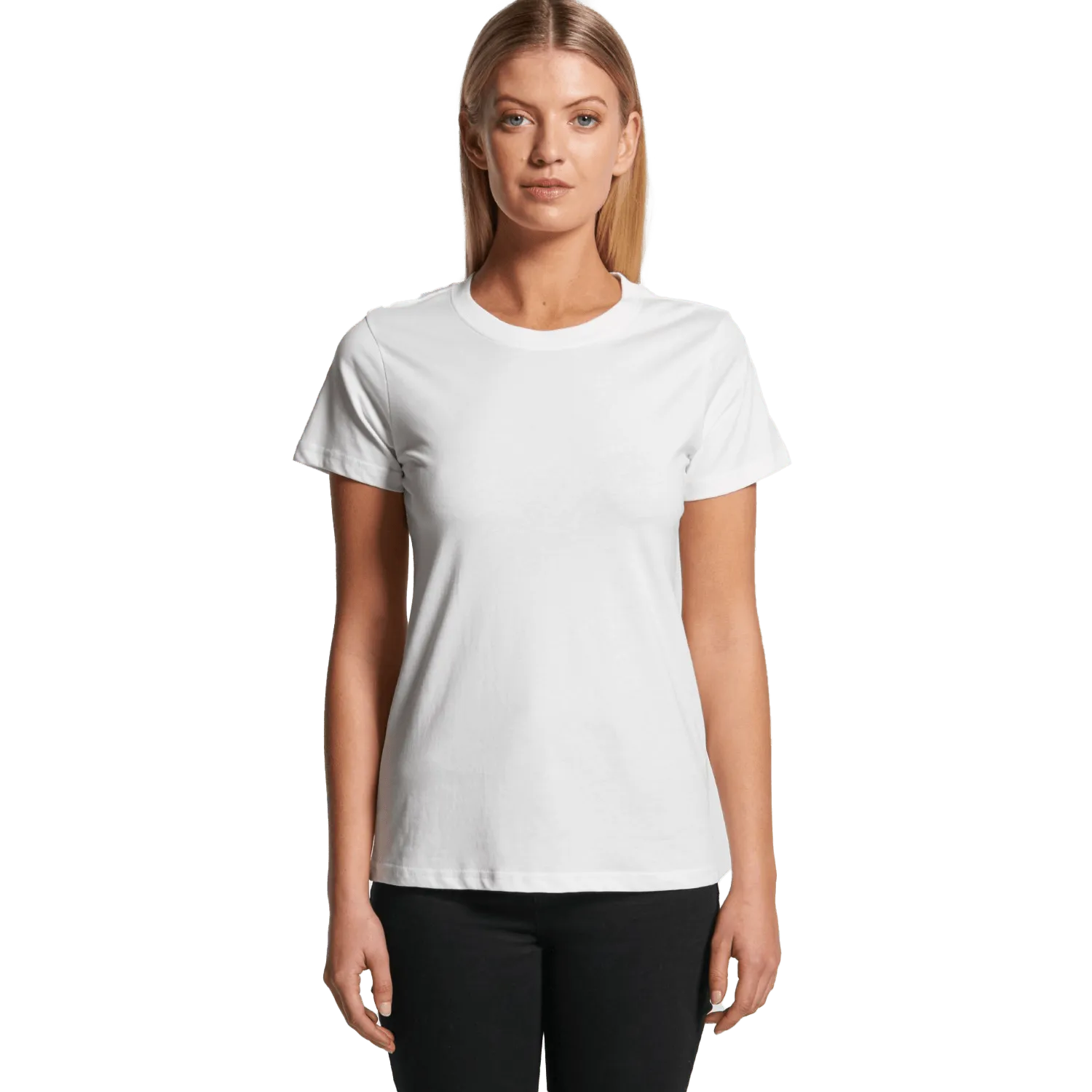 Womens Maple Organic T-Shirt Model image