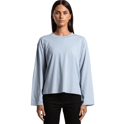 Womens Martina Long Sleeve T-Shirt Model image
