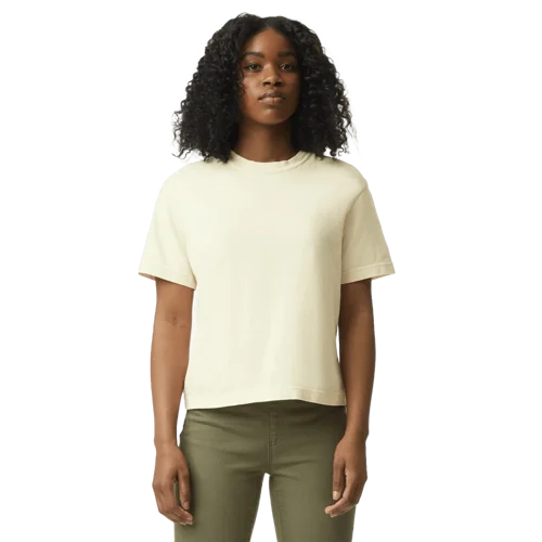 Womens Heavyweight Boxy T-shirt Model image