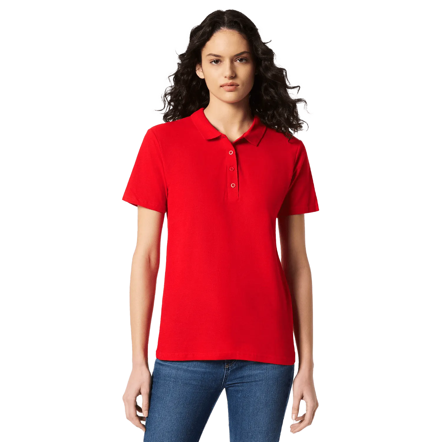 Softstyle Womens Polo Shirt Model image