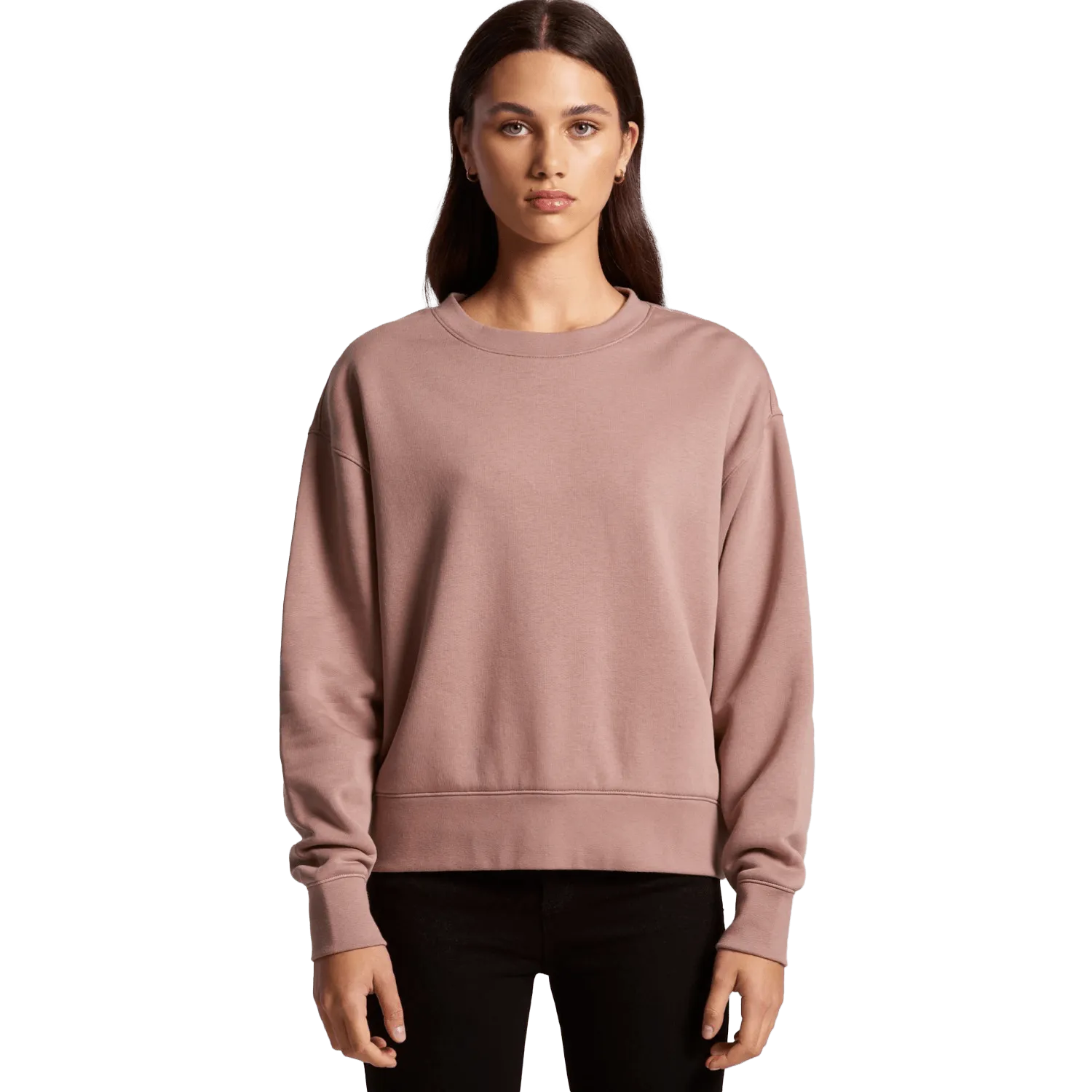 Womens Relax Crew Sweatshirt Model image