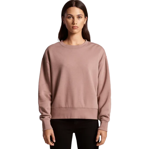 Womens Relax Crew Sweatshirt Model image