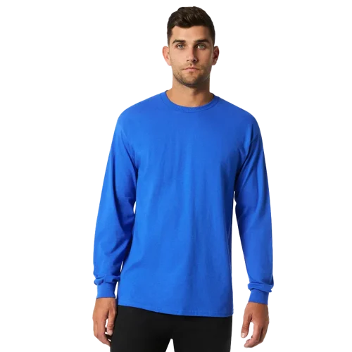 Ultra Cotton Adult Long Sleeve T-Shirt Model image