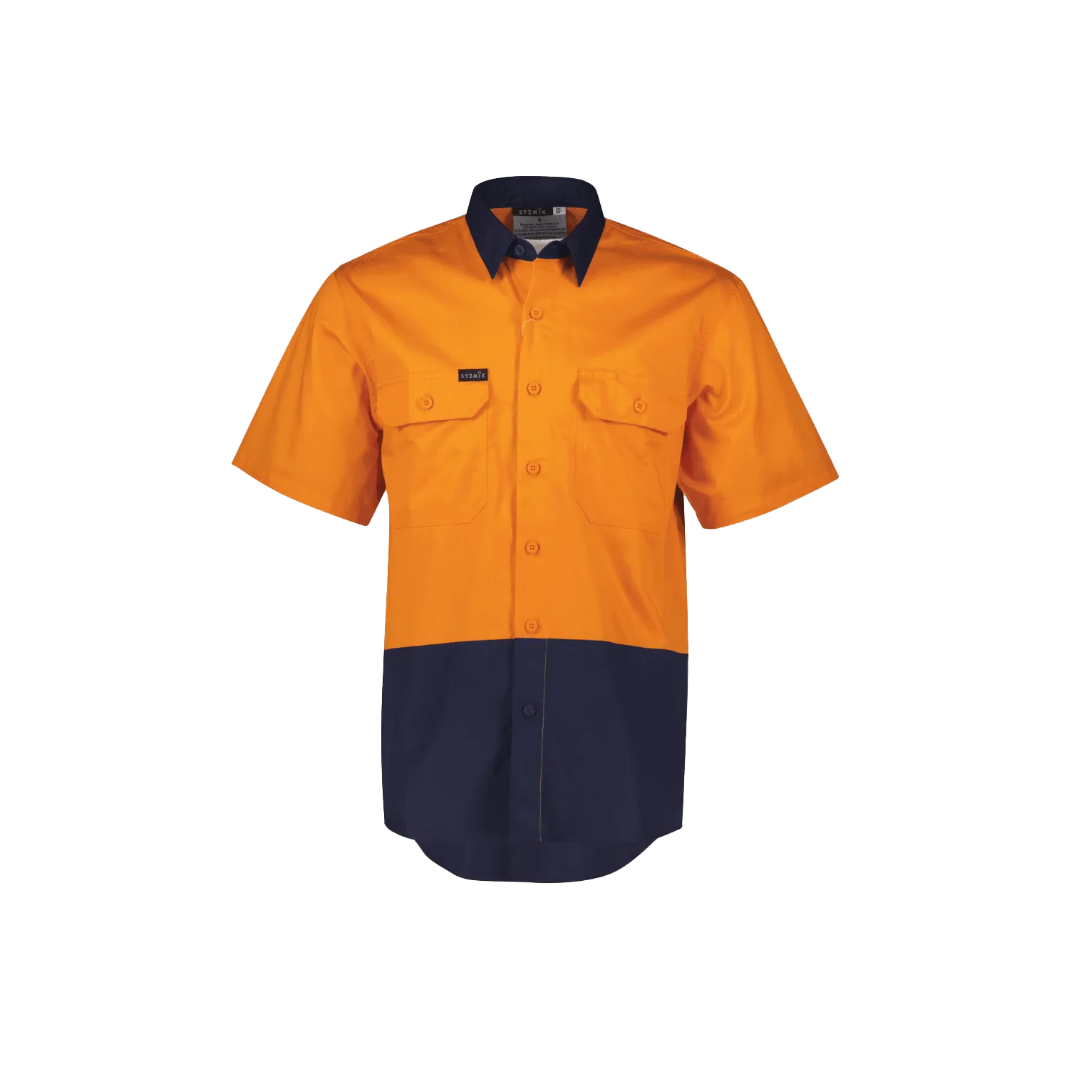 Mens Hi Vis Short Sleeve Shirt Model image