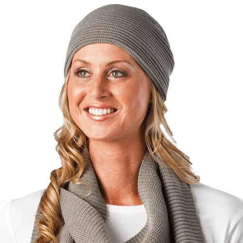 Ruga Knit Beanie Model image