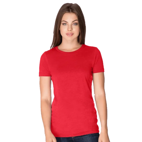 Womens CVC Crew T-Shirt Model image