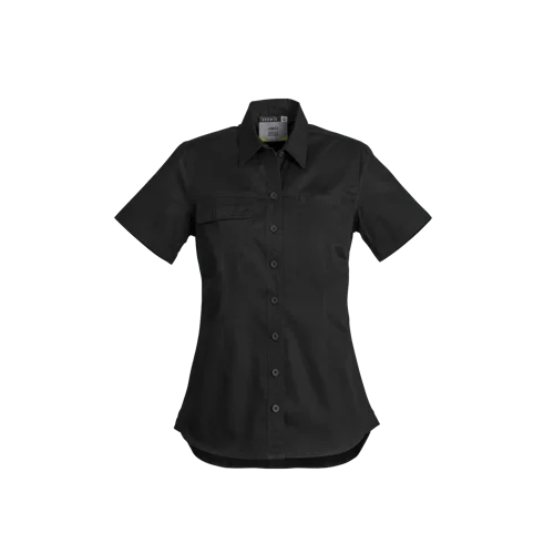 Womens Lightweight Tradie Short Sleeve Shirt Model image