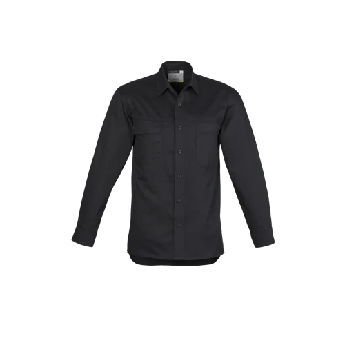 Mens Lightweight Tradie Long Sleeve Shirt Model image