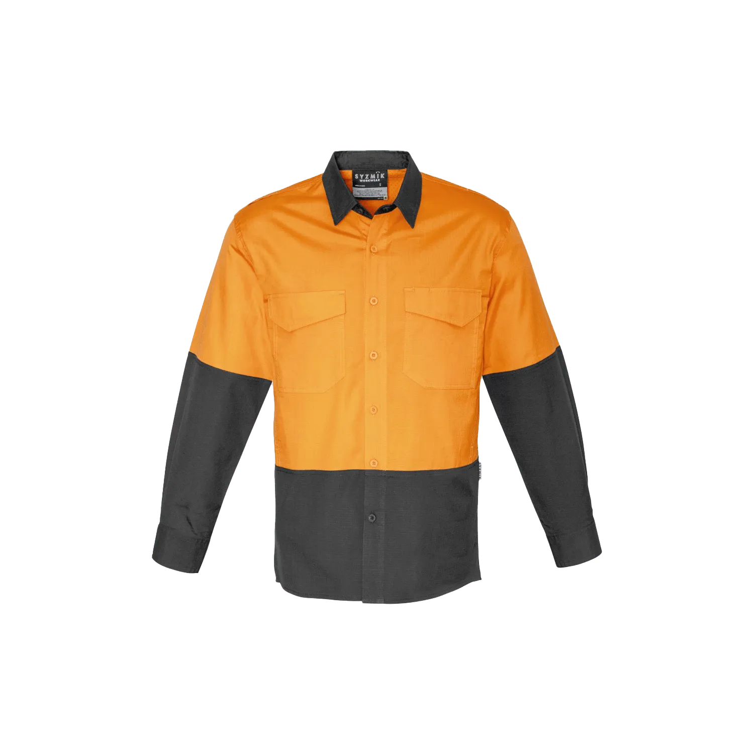 Mens Rugged Cooling Hi Vis Spliced Shirt Model image