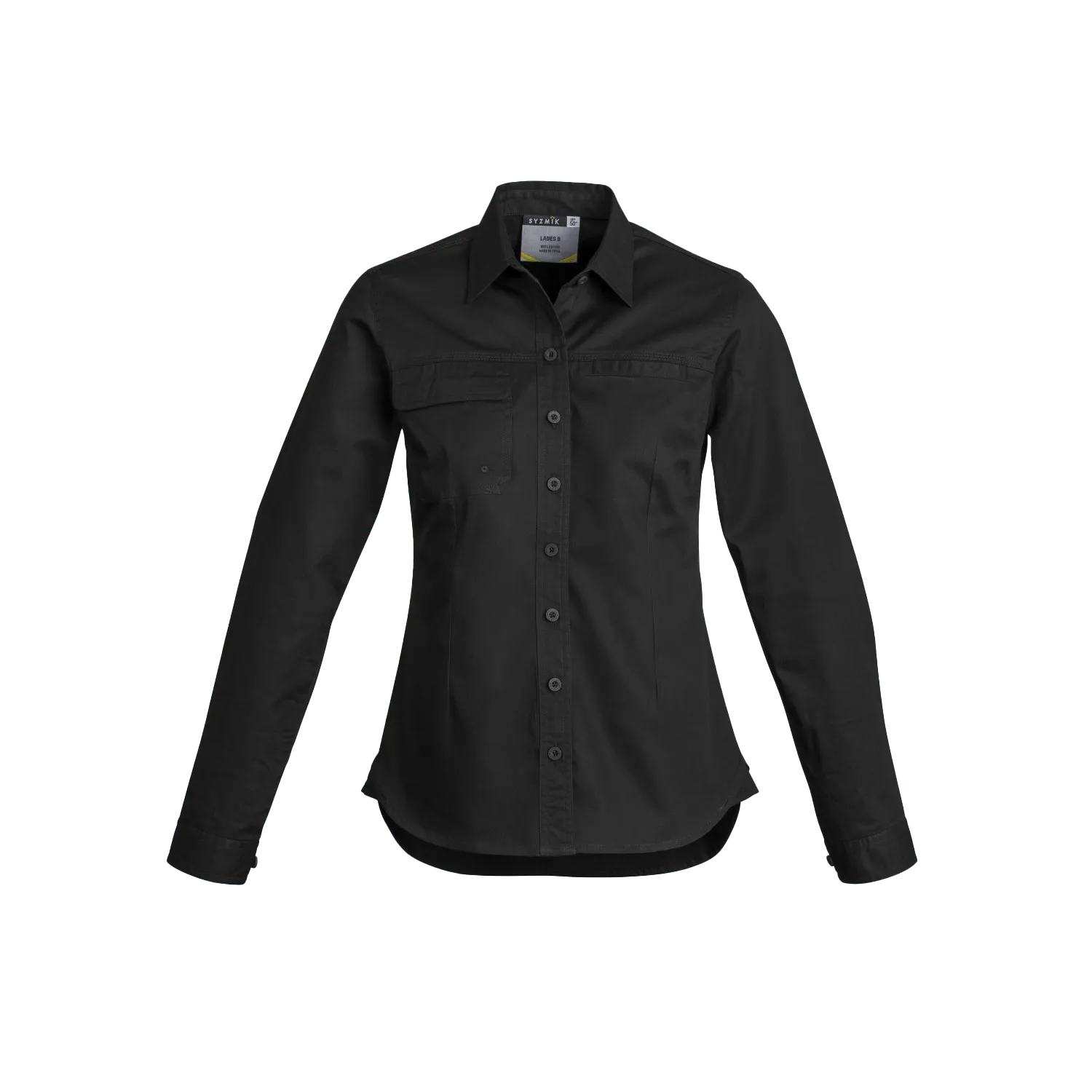 Womens Lightweight Tradie Long Sleeve Shirt Model image