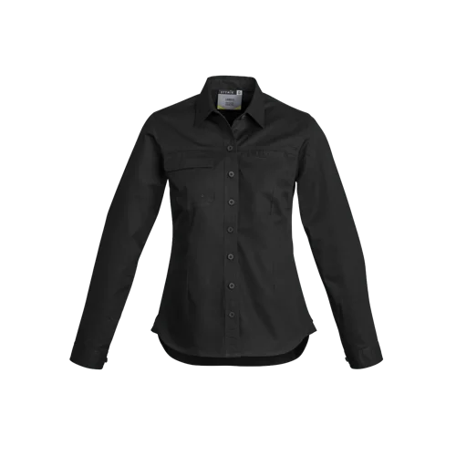 Womens Lightweight Tradie Long Sleeve Shirt Model image