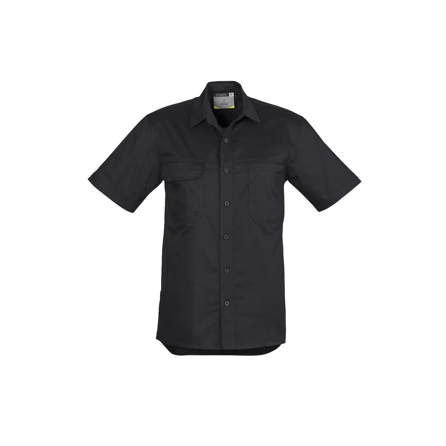 Mens Light Weight Tradie Short Sleeve Shirt Model image