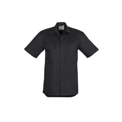 Mens Light Weight Tradie Short Sleeve Shirt Model image